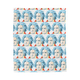 Beethoven Design 01 on Velveteen Plush Blanket for Music Lovers