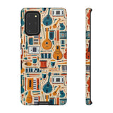 Musical Instruments Design 01 on Samsung Galaxy Phone Case - Floral Design for Music Lovers