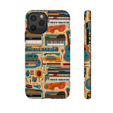 Musical Instruments Design 02 on iPhone Case - Lovely Design for Music Lovers
