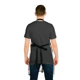 Musical Instruments Design 02 Print on Apron with 5-Color Straps | Perfect for Cooking & BBQ