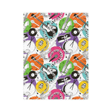 Musical Instruments Velveteen Minky Blanket 2