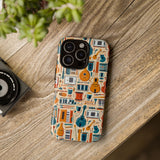 Musical Instruments Design 01 on iPhone Case - Floral Design for Music Lovers