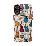 Musical Instruments Design 03 on iPhone Case - Beautiful Design for Music Lovers