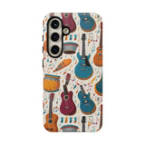 Musical Instruments Design 03 on Samsung Galaxy Phone Case - Beautiful Design for Music Lovers
