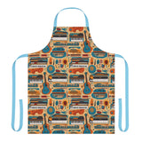 Musical Instruments Design 02 Print on Apron with 5-Color Straps | Perfect for Cooking & BBQ