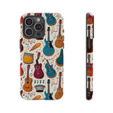 Musical Instruments Design 03 on iPhone Case - Beautiful Design for Music Lovers