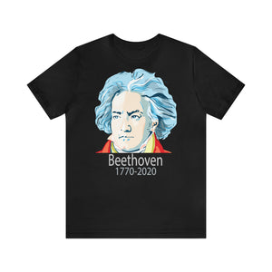 Beethoven Image on Unisex Jersey Short Sleeve Tee