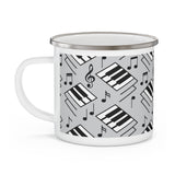 Piano Keys Enamel Camping Mug 4