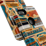Musical Instruments Design 02 on Google Pixel Phone Case - Beautiful Design For Music Lovers