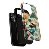 Tropical Piano iPhone Case - Floral Design for Music Lovers