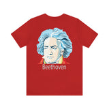 Beethoven Image on Unisex Jersey Short Sleeve Tee