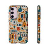 Musical Instruments Design 01 on Samsung Galaxy Phone Case - Floral Design for Music Lovers
