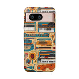Musical Instruments Design 02 on Google Pixel Phone Case - Beautiful Design For Music Lovers