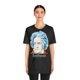 Beethoven Image on Unisex Jersey Short Sleeve Tee