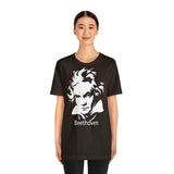 Beethoven Image on Unisex Jersey Short Sleeve Tee