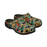 Tropical Piano Floral Clogs for Summer Adventures