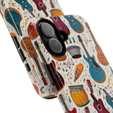 Musical Instruments Design 03 on iPhone Case - Beautiful Design for Music Lovers