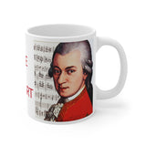 Love To Mozart - Design B on Mug 11oz