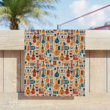 Musical instruments Design 01 on Beach Towel | Summer Ready Poolside Essential