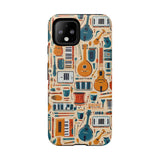 Musical Instruments Design 01 on Google Pixel Phone Case - Floral Design for Music Lovers