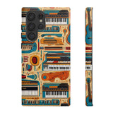 Musical Instruments Design 02 on Samsung Galaxy Phone Case - Beautiful Design for Music Lovers