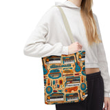 Musical Instrument Design 02 on Piano Tote Bag - Stylish Summer Accessory for Music Lovers