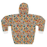 Musical Instruments Design 01 on Unisex Pullover Hoodie - Beach Vibes & Floral Print