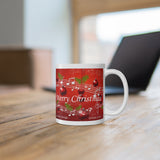 Merry Christmas Musical Notes Design on a Mug 11oz