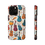 Musical Instruments Design 03 on iPhone Case - Beautiful Design for Music Lovers