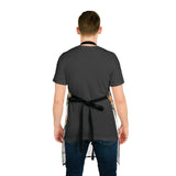 Tropical Piano Print Apron with 5-Color Straps | Perfect for Cooking & BBQ