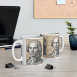 D Scarlatti Portrait on Ceramic Mug 11oz - Musician Gift, Coffee Cup for Music Lovers