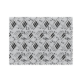 Piano Keys Velveteen Minky Blanket 2