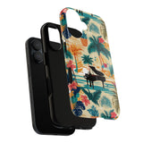 Tropical Piano iPhone Case - Floral Design for Music Lovers