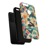 Tropical Piano Google Pixel Phone Case - Floral Design for Music Lovers
