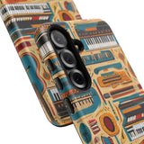 Musical Instruments Design 02 on Samsung Galaxy Phone Case - Beautiful Design for Music Lovers