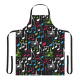 Colourful Musical Instruments Apron (AOP) 3