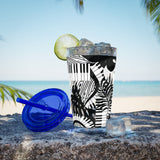 Piano Keys Design 02 on Tumbler with Straw - 16oz, Perfect for Music Lovers