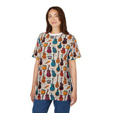 Musical Instruments Design 03 on Unisex Tee for Music Lovers