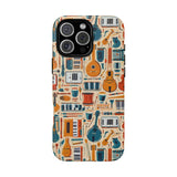 Musical Instruments Design 01 on iPhone Case - Floral Design for Music Lovers