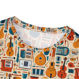Musical Instruments Design 01 Print on Men's Sports Jersey - Beach Vibes Apparel
