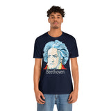 Beethoven Image on Unisex Jersey Short Sleeve Tee