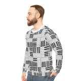 Piano Keys Design 01 on Lightweight Sweatshirt | Music Lover's Gift