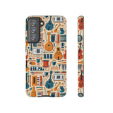 Musical Instruments Design 01 on Samsung Galaxy Phone Case - Floral Design for Music Lovers