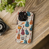 Musical Instruments Design 03 on iPhone Case - Beautiful Design for Music Lovers