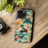 Tropical Piano iPhone Case - Floral Design for Music Lovers