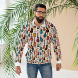 Musical Instruments Design 03 on Unisex Pullover Hoodie - Lovely Design For Music Lovers