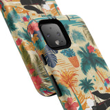 Tropical Piano Google Pixel Phone Case - Floral Design for Music Lovers