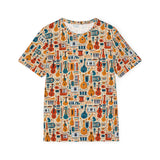 Musical Instruments Design 01 Print on Men's Sports Jersey - Beach Vibes Apparel