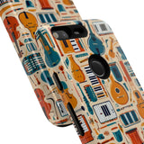 Musical Instruments Design 01 on Google Pixel Phone Case - Floral Design for Music Lovers