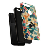 Tropical Piano Google Pixel Phone Case - Floral Design for Music Lovers